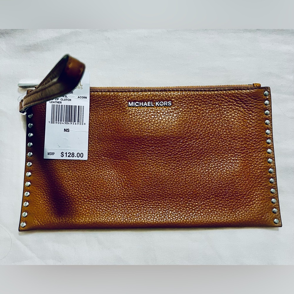 New Michael Kors Astor Jet Set Wristet/Clutch